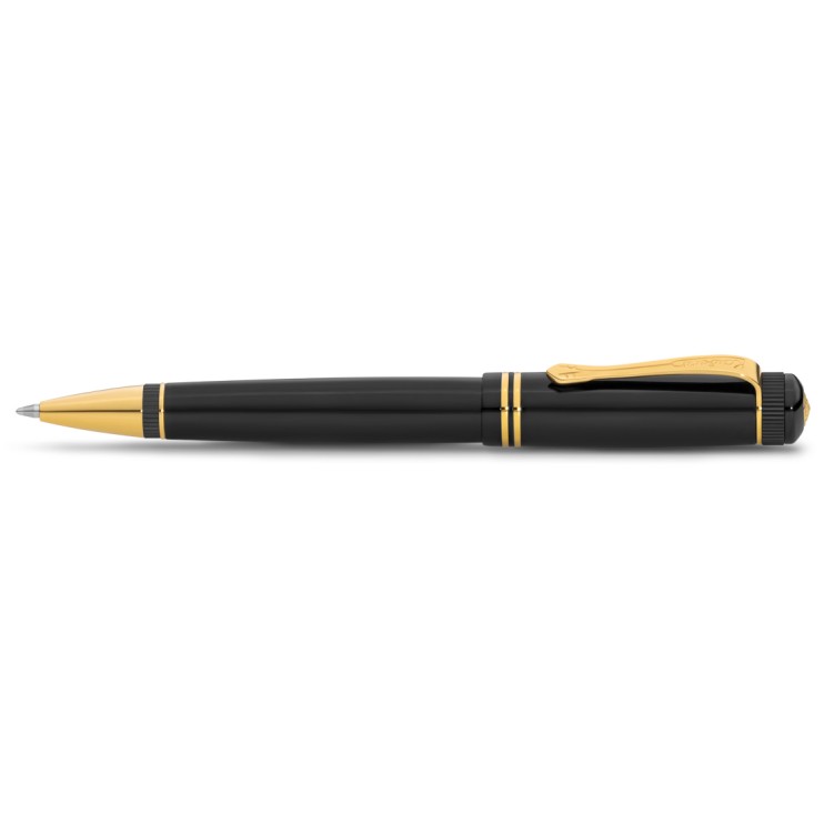 Ручка шариковая Kaweco "Dia2" (1.0мм), Black/Gold (10000565)
