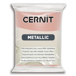 Полимерный моделин Cernit "Metallic" #052 розовое золото, 56гр.