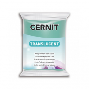 Полимерный моделин Cernit "Translucent" #620 прозрачный изумруд, 56гр.