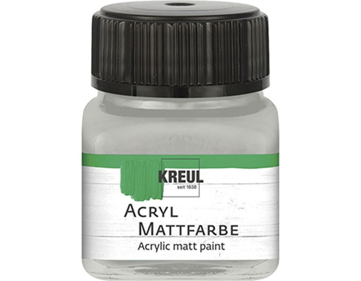 Акрил матовый Kreul "Acryl Mattfarbe" 75237 Silver (серебро), 20 мл