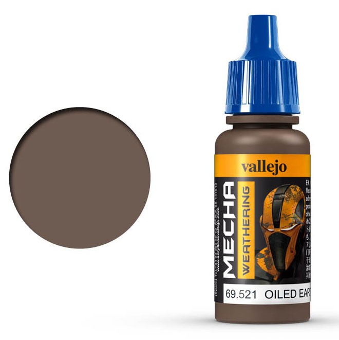 Краска для сборных моделей Vallejo "Mecha Weathering" 69.521 Oiled Earth Wash