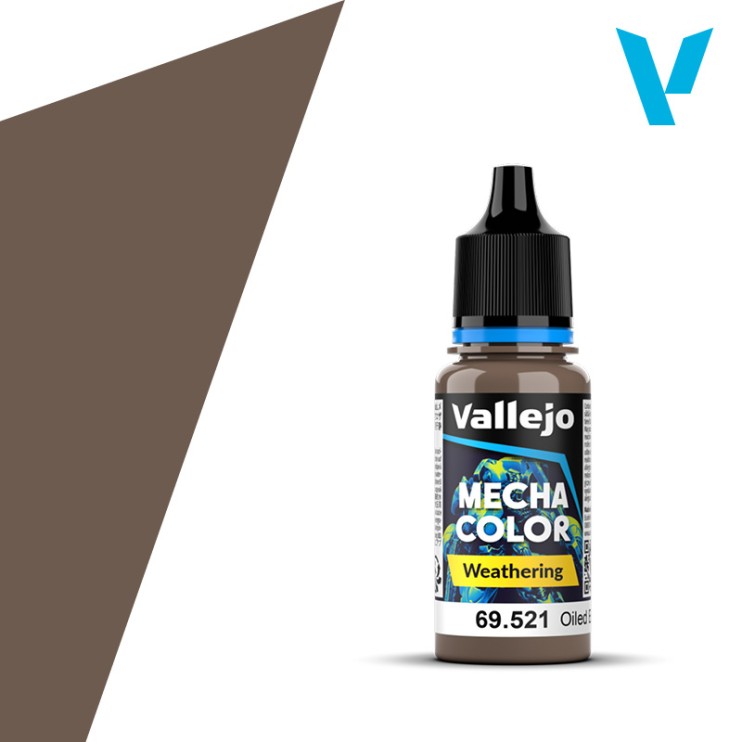 Краска Vallejo "Mecha Weathering" 69.521 Oiled Earth Wash