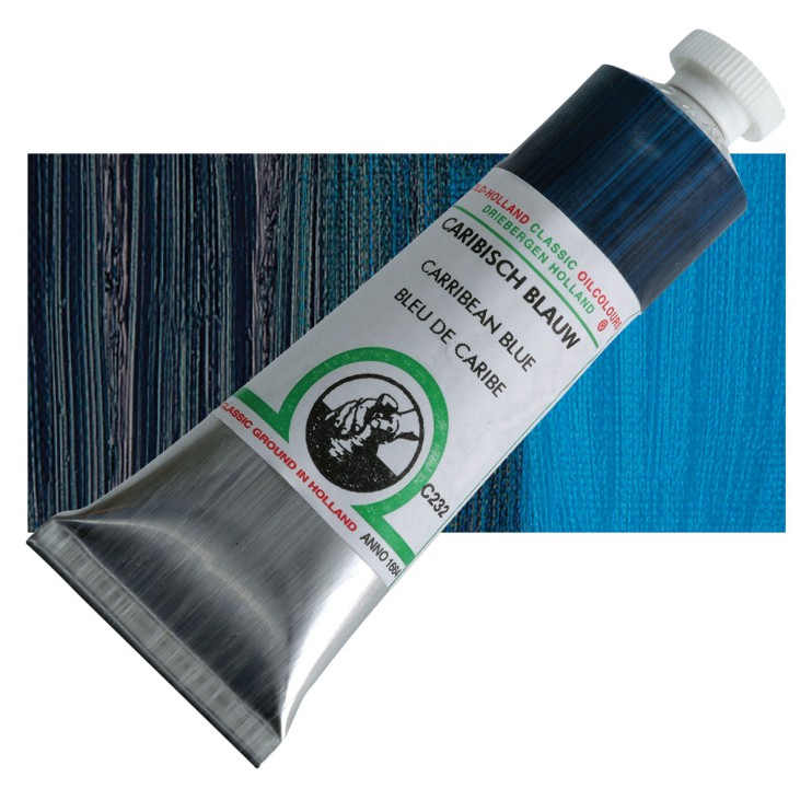 Масло Old Holland C232 Карибский синий/ 40мл.