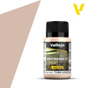 Краска акрил Weathering Effects 73.804 Light Brown Splash Mud (Брызги грязи светло-коричневые)