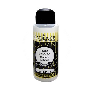 Кракелюрный двухшаговый лак Cadence "Crackle Varnish" Step 1, 120мл