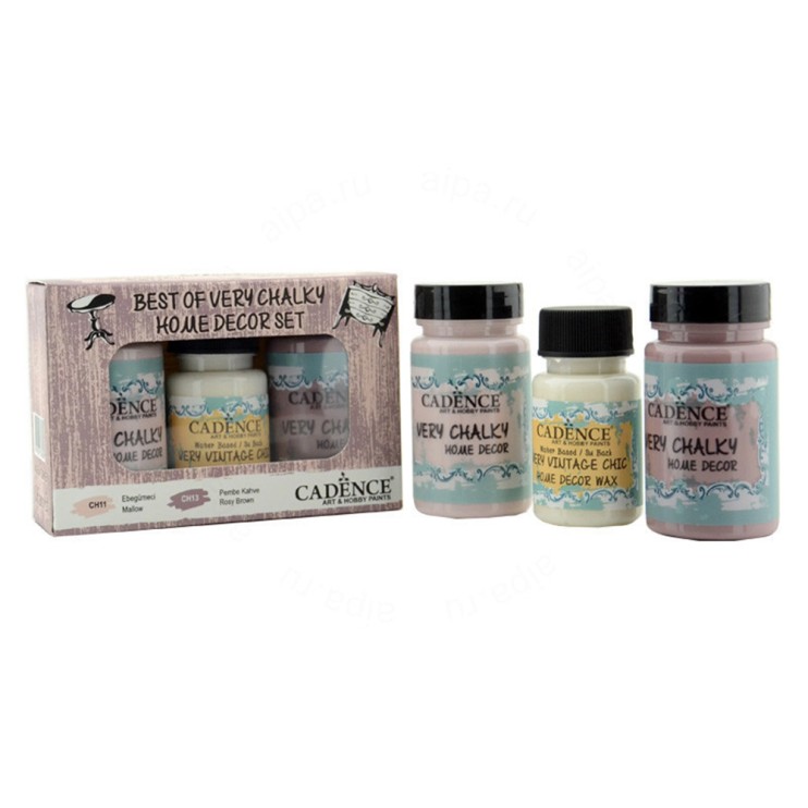 Набор меловых красок Cadence "Very Chalky Set 6" для создания легкого состаривания