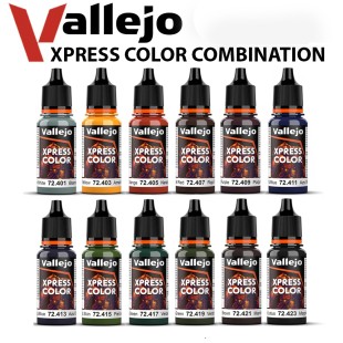 Комплект красок для моделизма Vallejo "Game Color XPress" №32 Combination 12 штук