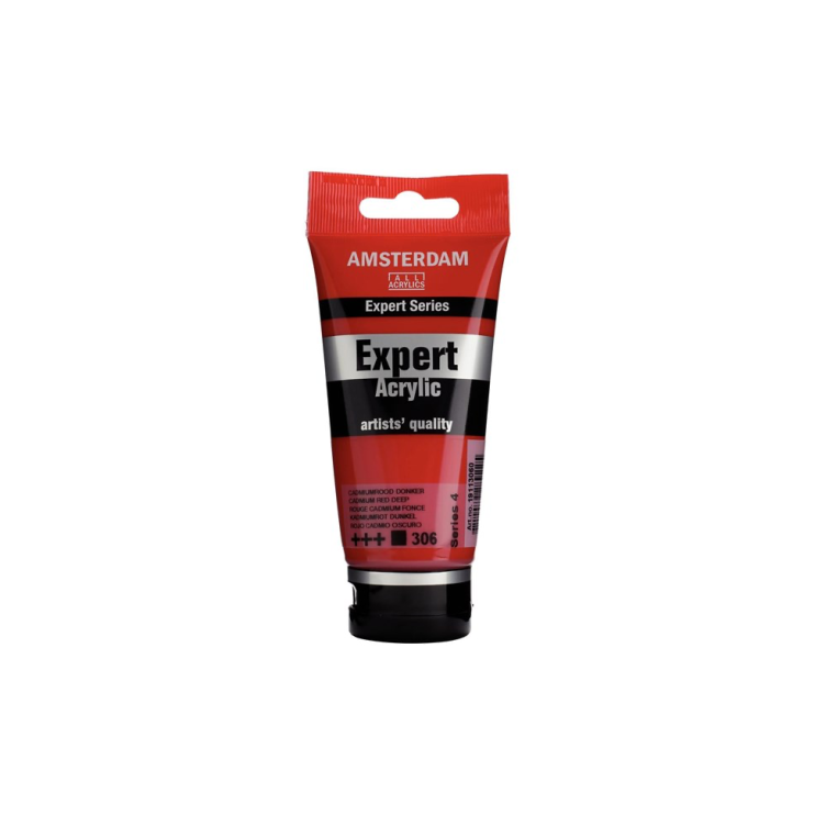 Краска акриловая "Amsterdam Expert" №306 Кадмий красный насыщенный / 75мл