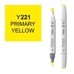 Маркер Touch Twin "Brush" цвет Y221 (желтый основной)