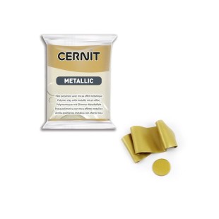 Полимерный моделин Cernit "Metallic" #053 темное золото, 56гр.