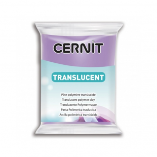 Полимерный моделин Cernit "Translucent" #900 прозрачный фиолетовый, 56гр.