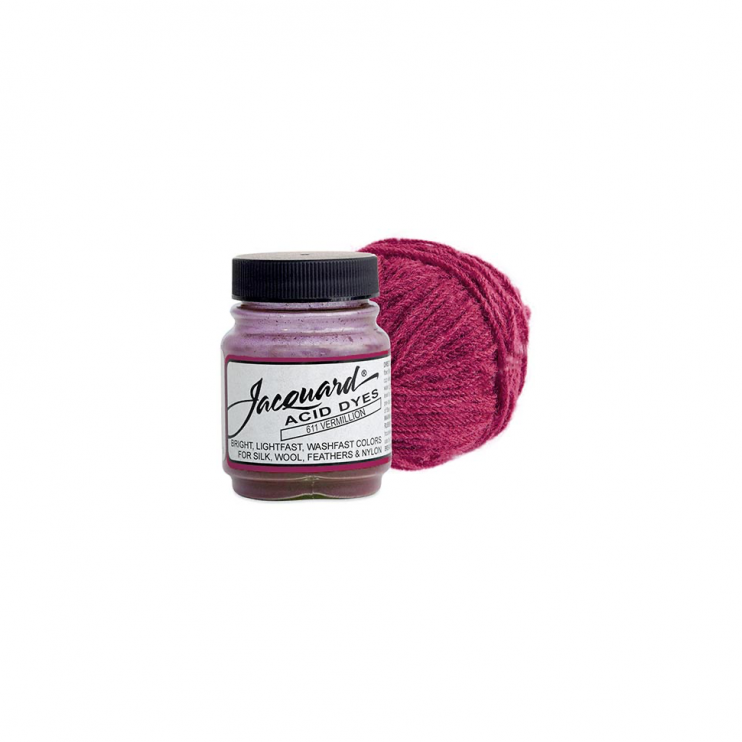 Краситель порошковый Jacquard "Acid Dye" #611 киноварь