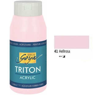 Краска акриловая Solo Goya "Triton" №41 Светло-розовый, 750мл.
