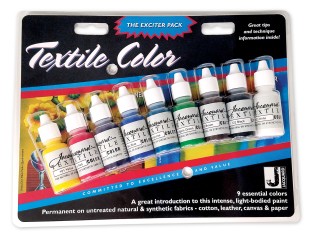 Набор красок по ткани Jacquard "Textile Colors" 9 оттенков