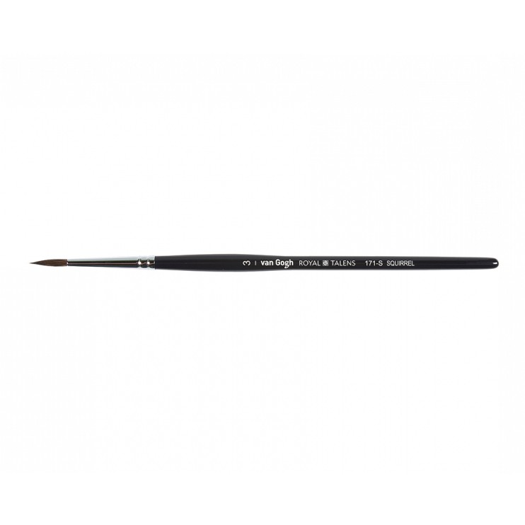 Кисть для рисования белка круглая Royal Talens "VanGogh 171" №3, ручка короткая