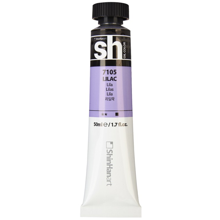 Краска масляная ShinHan "Sh" №7105 Сиреневый, туба 50мл 