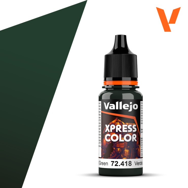 Акрил Vallejo "XPress Color" 72.418 Lizard Green, 18мл для моделизма