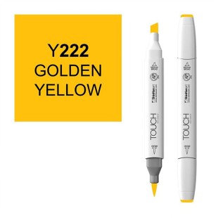 Маркер Touch Twin "BRUSH" №222/ Y222 / желтый золотой
