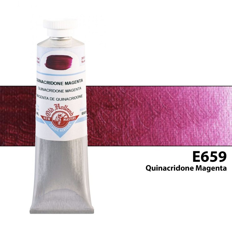 Акрил художественный "Old Holland" E659 Quinacridone Magenta (Квинакридон маджента), 250мл