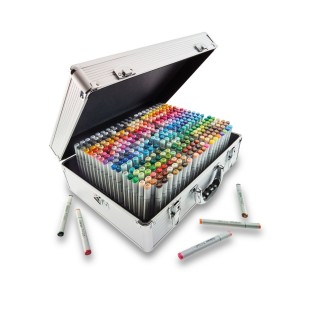 Набор Copic Sketch "Presentation case" 358 маркеров в металлическом кейсе