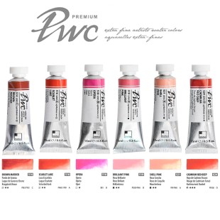 Краска акварельная SH "PWC" 6 туб (№514, 516, 518, 519, 521, 524) по 15мл