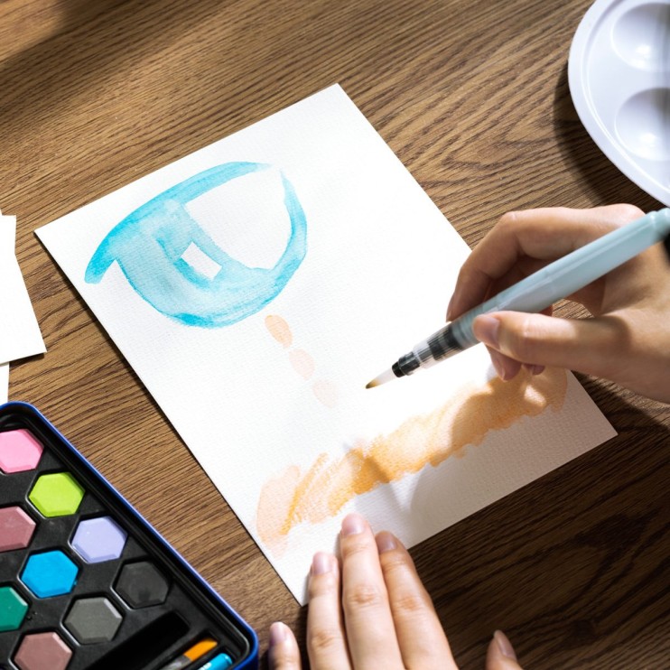 3 альбома бумаги для акварели "Finenolo" A4, 48л, 300гр/м², в пластиковой упаковке по 16 листов