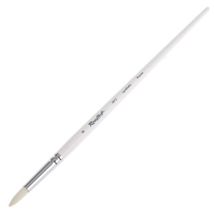 Синтетика круглая белая Roubloff "1В12" №8, длинная ручка