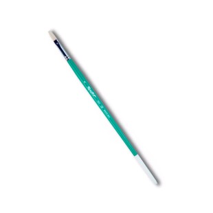 Кисть имитация щетины плоская "серия 1829" №8, длинная ручка