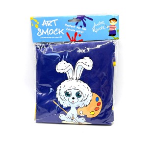 Фартук-накидка для творчества "Художник" зеленый (6-7 лет)