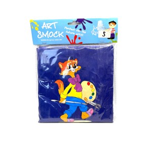 Фартук-накидка для творчества "Художник" зеленый (6-7 лет)