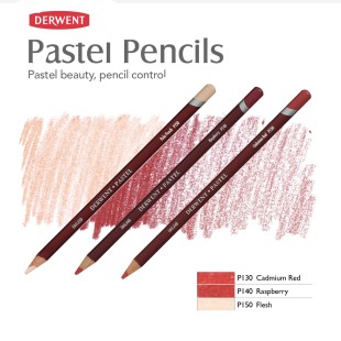 Комплект пастельных карандашей Derwent "Pastel" красные оттенки (P150, P140, P130)