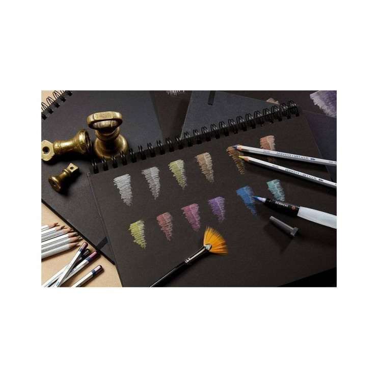 Набор цветных карандашей Derwent "Metallic 20th Anniversary" 20 штук в картонной упаковке