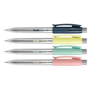 Карандаш механический Milan "PL1" 0.5мм, серебристо-желтый