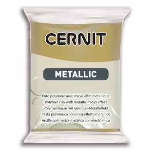Полимерный моделин Cernit "Metallic" #055 античное золото, 56гр.