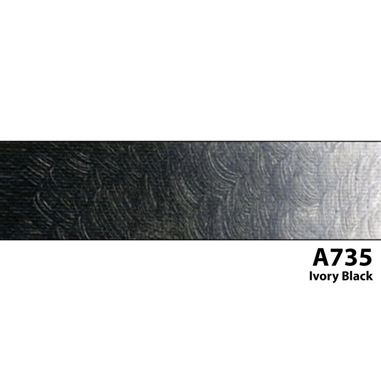 Акрил художественный "Old Holland" A735 Ivory Black (Черная слоновая кость экстра), 250мл