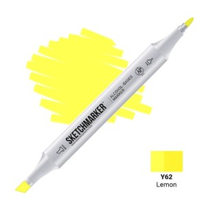 Маркер двусторонний Sketchmarker "Classic" Y62 Лимон