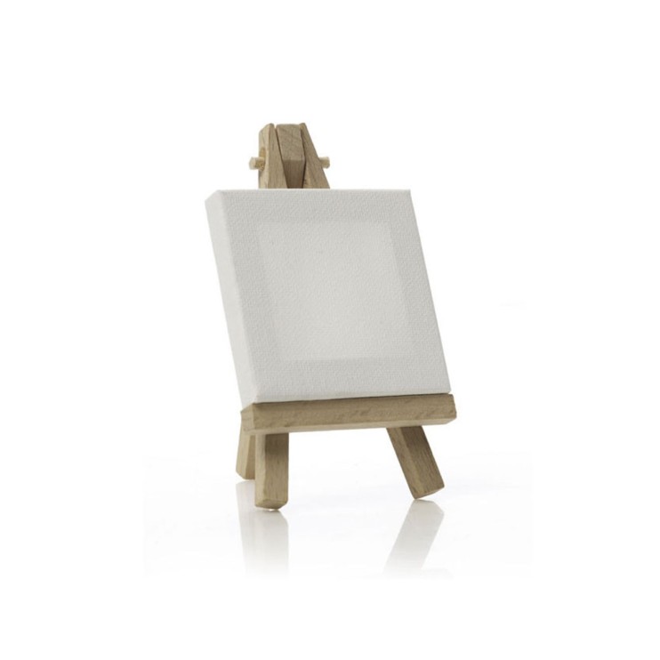 Мини-мольберт 12 см Kreul "Solo Goya" с холстом 6х8см, буковый