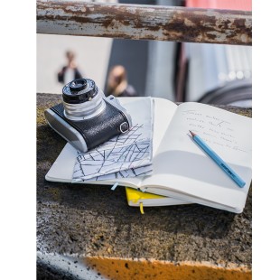 Блокнот в клетку Leuchtturm1917 "Pocket" A6, 61л, 80гр/м², мягкая обложка, Черный (329869)