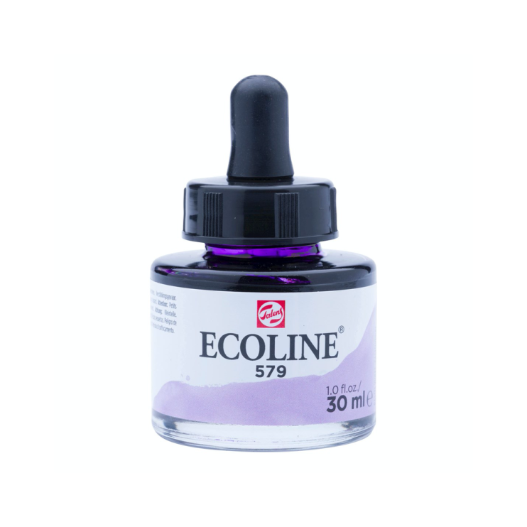 Акварель жидкая "Ecoline" №579 Фиолетовый пастельный, 30 мл