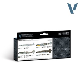 Набор 8 красок Model Air 71.166 "Luftwaffe colors 1941 to end-war"