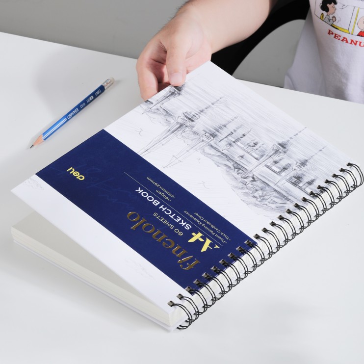 Альбом для графики "Finenolo" A4, 60л, 160гр/м² (спираль по длинной стороне)