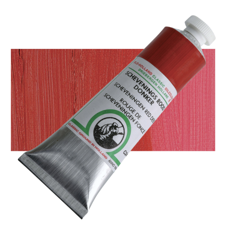 Масло Old Holland 024C Шевенинген красный тёмный/ 40мл.