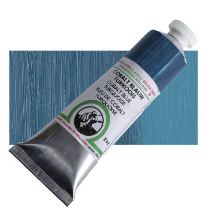 Масло Old Holland E42 Кобальт синий бирюзовый/ 40мл