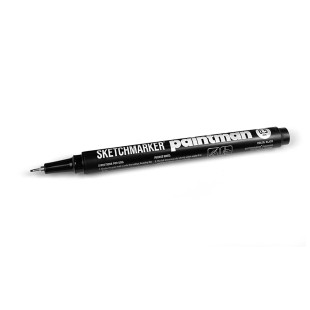 Маркер пигментный Sketchmarker "Paintman" 0.5мм, черный
