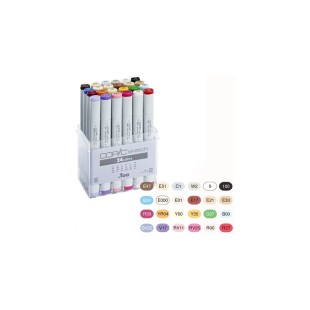 Набор Copic Sketch "Basic" 24 маркера в пластиковом пенале