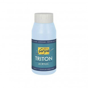 Краска акриловая Solo Goya "Triton" №44 Небесно-голубой, 750мл.