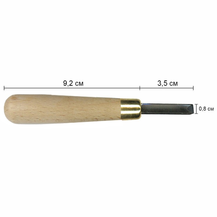 Резец ученический (без заточки) по линолеуму "RGM" №309W