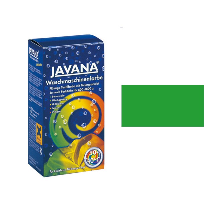 Краситель для окрашивания тканей в стиральной машине Kreul "Javana Waschmaschinefarbe" 150 мл, майский зеленый, с закрепителем