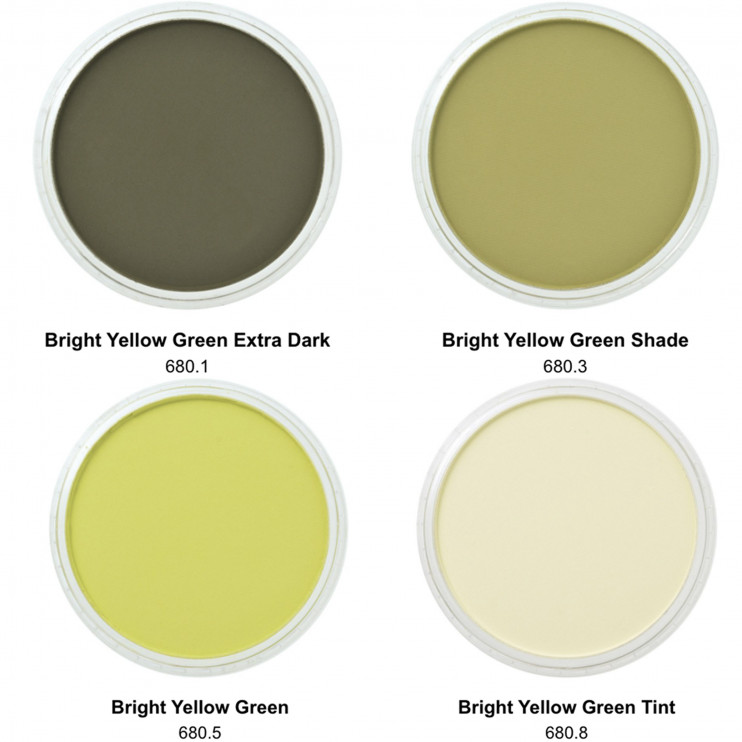 Комплект сухой пастели PanPastel "Bright Yellow" №680 (4 оттенка)