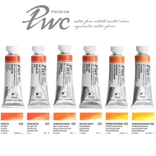 Краска акварельная SH "PWC" 6 туб (№527, 528, 531, 533, 535, 537) по 15мл